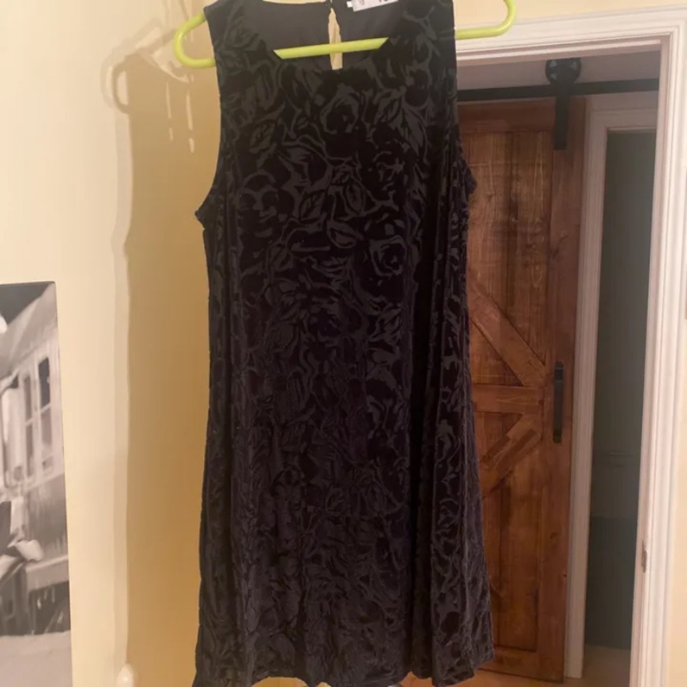 Robe velours noire